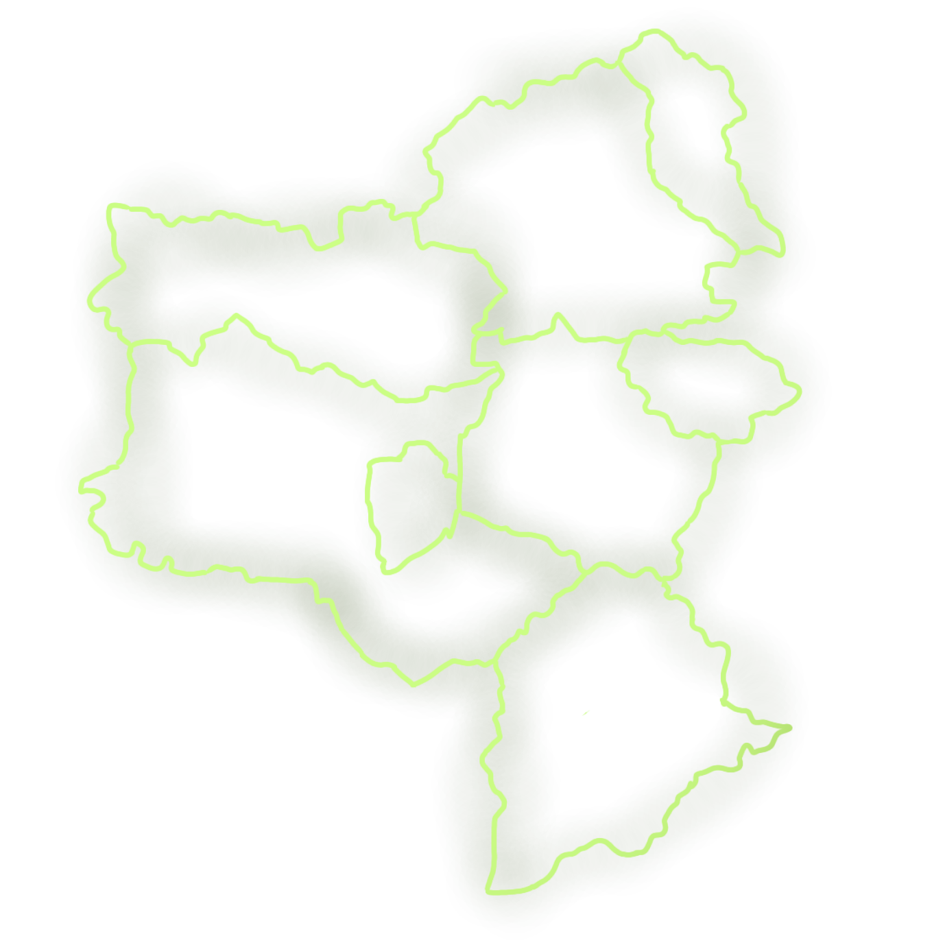 Mapa de Região Mogiana